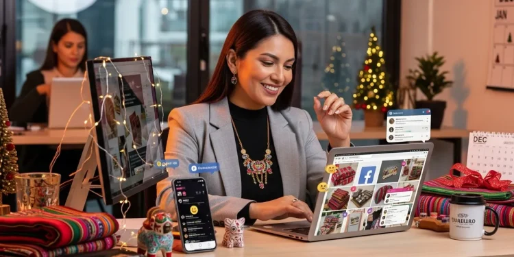 Impulsa tus ventas navideñas y de Año Nuevo: domina las redes sociales para emprendedores peruanos